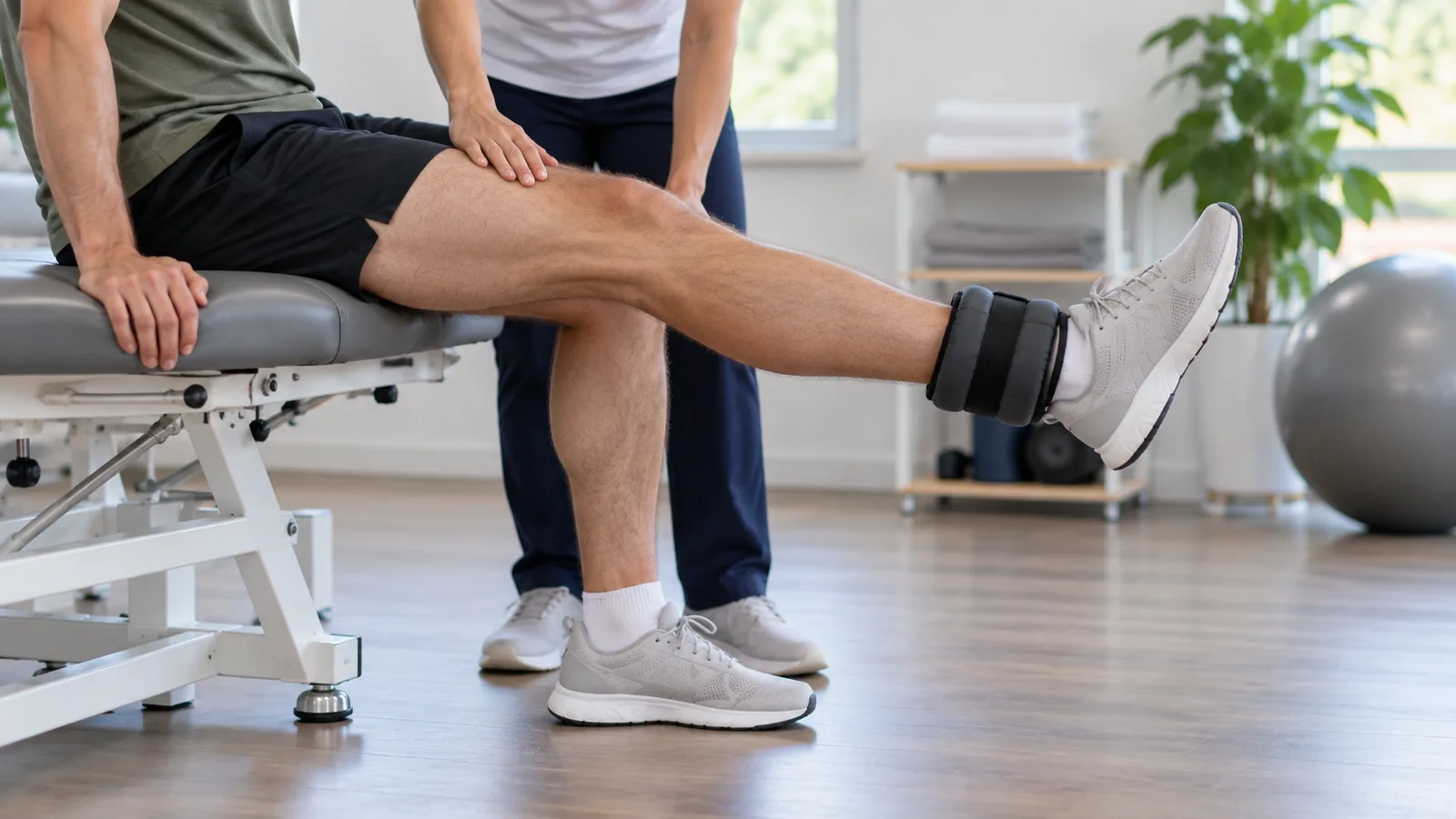 Oturarak diz düzeltme (quadriceps) egzersizi